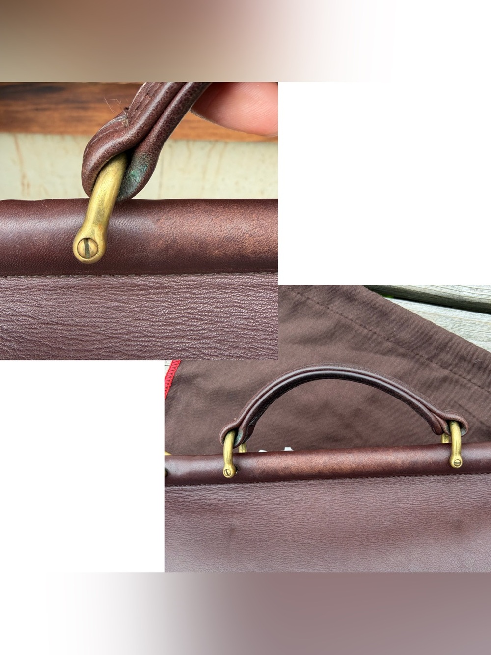 *RARE* Coach Sherbourne #9987 Mahogany Leather VTG 90s Top Handle Turnlock Bag - Picture 13 of 13